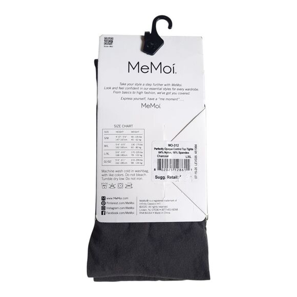 MeMoi Gray Opaque Hosiery Accessories - Picture 4 of 4